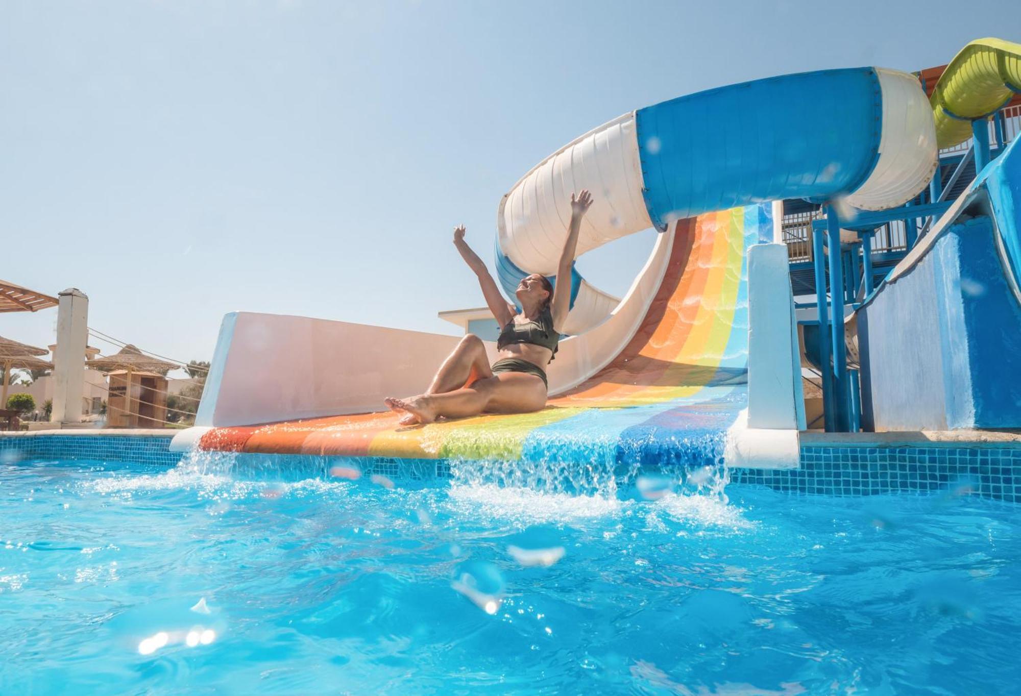 Hurghada Long Beach Resort Eksteriør billede A water slide